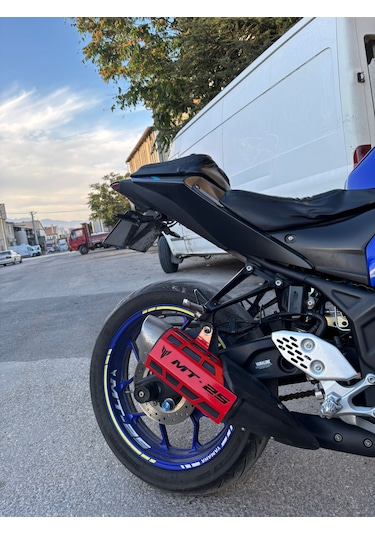 Yamaha Mt-25 Egzoz Koruması Kırmızı