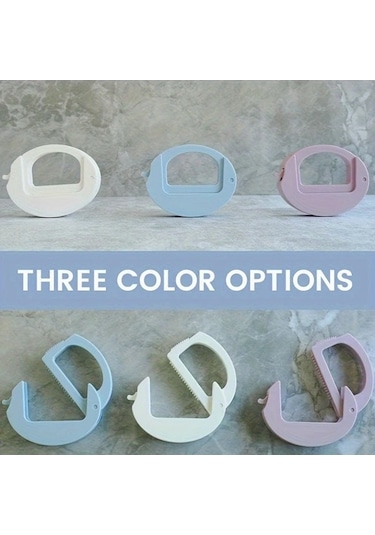 Trendooze Gaojunshop01 Mavi Saklama Klipsi Sızdırmaz Pastel Yarı Daire Klips Dayanıklı