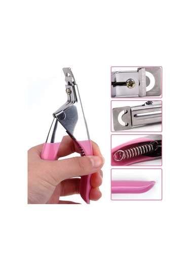 Profesyonel Tips Makası Pembe Clıpper