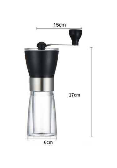 Teltree Ev Kullanıma Çok Fonksiyonlu El Fırçalı Değiştirilebilir Ayarlarlı Cam Ve Paslanmaz Çelik Kahve, Biber, Tahıl Değirmeni Diğer