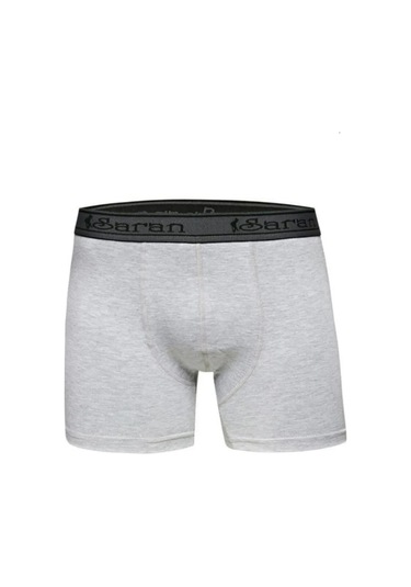 Saran Erkek Likralı Pamuklu Boxer 3103 - 12 Adet Gri Saran Erkek Likralı Pamuklu Boxer 3103 - 12 Adet Gri