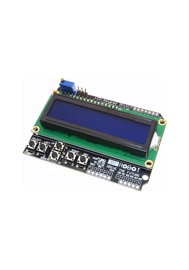 Arduino LCD Keypad Shield 1602 - 16x2 LCD Ekran ve Tuş Takımı