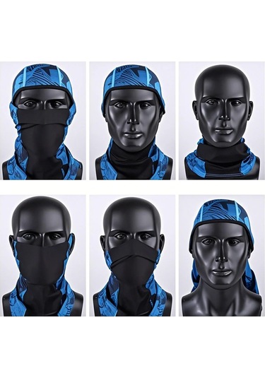 Geeroyoo Yp0201292 Bisiklet Kaskı Dostu Hafif Esnek Buz İpeği Güneş Koruyucu Maske, Sıcak Günlerde Rahatlık Sağlar. Siyah