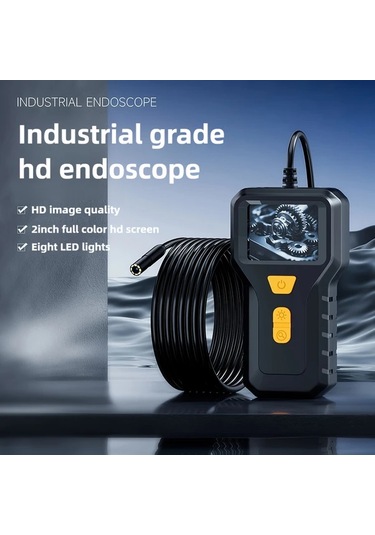 Xuweiwei Endoscope 2m 7874inch Yüksek Çözünürlüklü Kamera 8 Parlak Led Aydınlatma Karanlık Ortamlarda Net Görüntü Esnek Kontrol