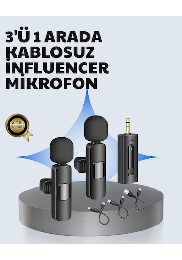 Mobil Uyumlu Mikrofon - Dış Mekân İçin İdeal