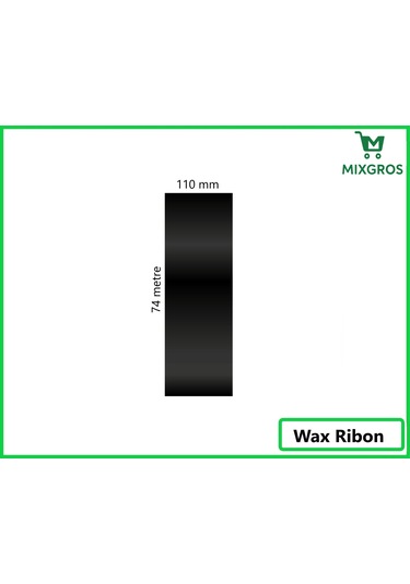 110x74 Metre Wax Ribon 100 Adet 100