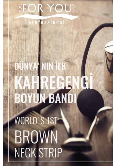 More For You Kraft Barber Boyun Bandı 5'li Paket 100 Adet