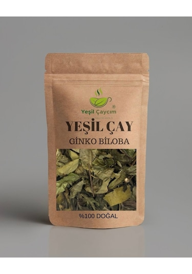 Ginko Biloba Rize Yaprak Yeşil Çay Harmanı Zengin Kaynağı %100 Doğal El Yapımı, 100 Gr