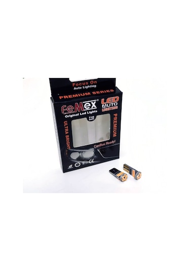 Femex Premium 15Smd Mini T10 Led Ampul Parlak Turuncu
