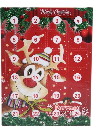 Çocuklar İçin Noel Advent Takvimleri Anahtarlık Süslemeleri Dekorasyon