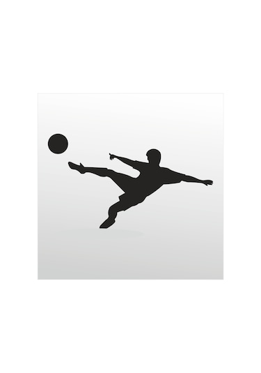 Folyo Sticker Futbol Adkpquy501 200cm Uzunluk Siyah