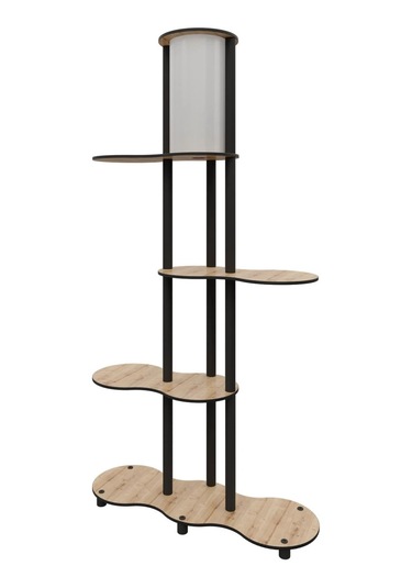 Ravilo Travers Raflı Lambader Meşe