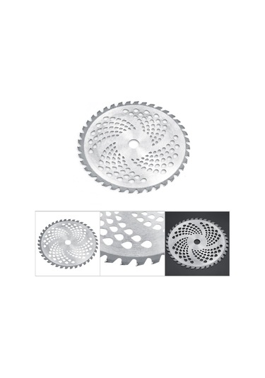 Geeroyoo 10 İnç Çelik Çim Biçme Bıçağı - 40 Dişli, Keskin Ve Dayanıklı - Bahçe Trimmerları İçin Uyumlu