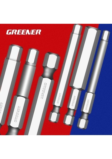 75 H2.5 Yeşil Manyetik Altıgen Tornavida Bit S2 Çelik Hex Shank Tornavida Seti 50mm 75mm 100mm 150mm Uzunluk H1.5-h12 3086
