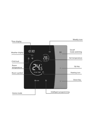 Reedark Sdm6-3a Akıllı Su Isıtma Termostati: Wifi Uzaktan Kontrol, Zaman Programlama, Enerji Tasarrufu, Buzdan Koruma - Kombiler İçin