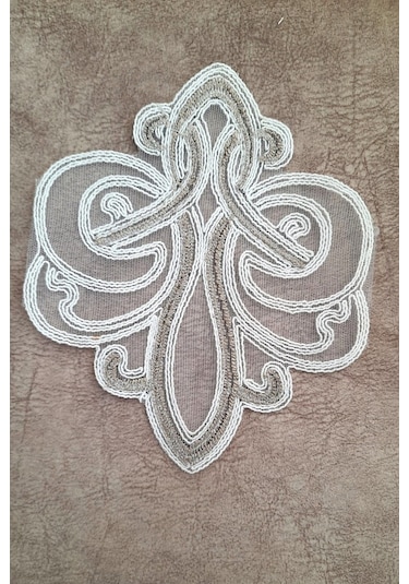 6 Adet Vizon Krem Fransız Tarzı Modern Bardak Altlığı & Kokteyl P Beyaz