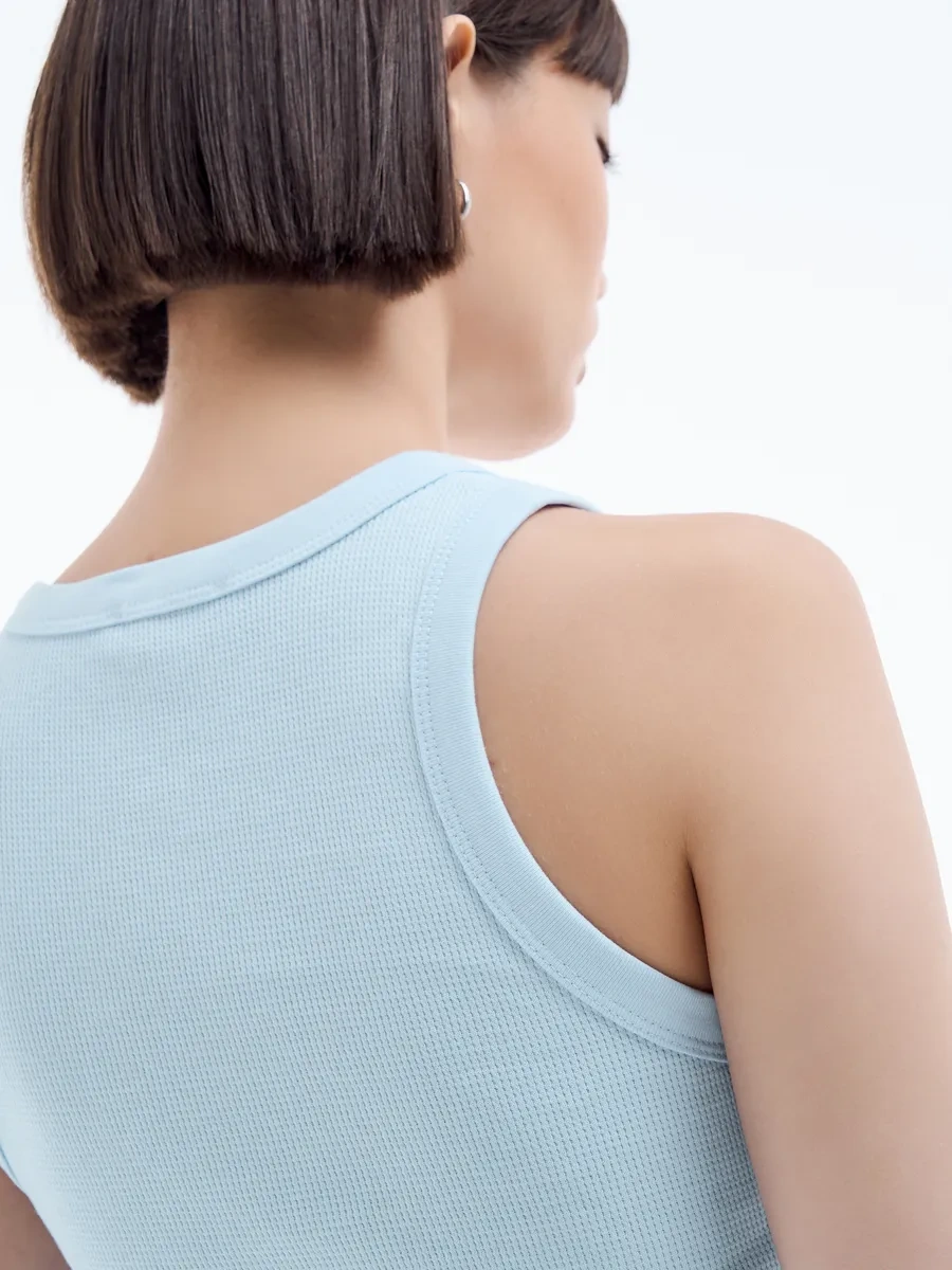 Tvoe Geniş Askılı Atlet 414259860 Açık Mavi