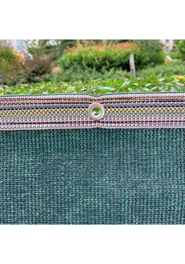 %95'lik Bahçe-çit Filesi-koyu Yeşil Güçlendirilmiş Kenar 1 M 25 M