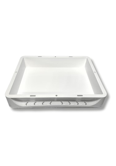Alpbx Gıdaya Uygun Beyaz Hamur Pasası 40x30x7.5 CM - 7 L