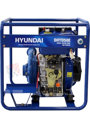 Hyundai Dhyd50e Dizel Marşlı Yüksek Basınçlı Su Motoru 2''
