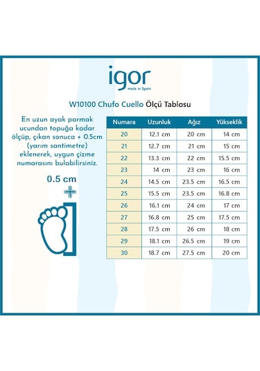 Igor Chufo Cuello Çocuk Lacivert Yağmur Çizmesi W10100-003 Lacivert