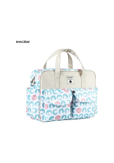 Wezone Taşınabilir Bebek Bezi Çantası - Çok Amaçlı, Modaya Uygun Ve Dayanıklı Seyahat Çantası Çok Renkli