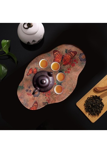 Homyl Çay Töreni Servis Altlığı İstasyonu Için Zarif Masa Kelebek Kelebek