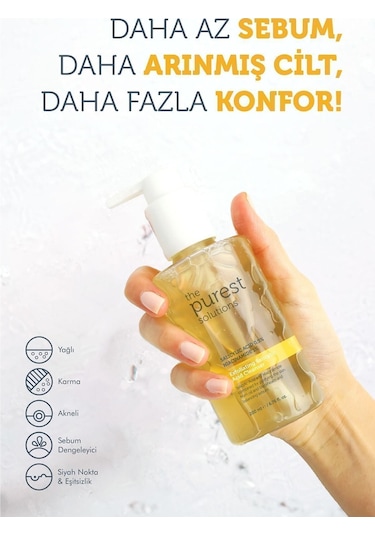 Yağlı Ve Karma Ciltler Için Siyah Nokta Karşıtı Temizleme Jeli 200 Ml