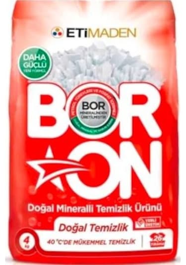 Boron Doğal Mineralli Beyazlar İçin Temizlik Ürünü 3 x 4 KG