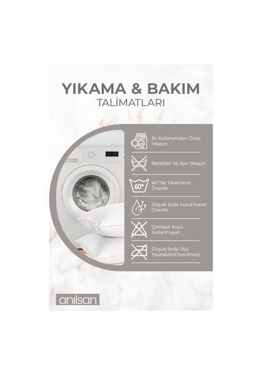 Bambu Yastık 900gr 2 Adet