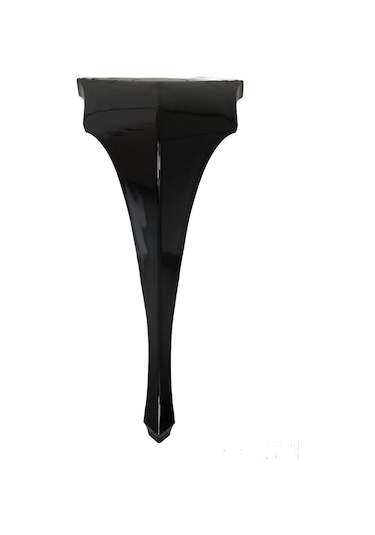 Lükens 75cm Siyah Ekstra Sağlam Plastik Masa-dresuar Ayağı 2 Adt