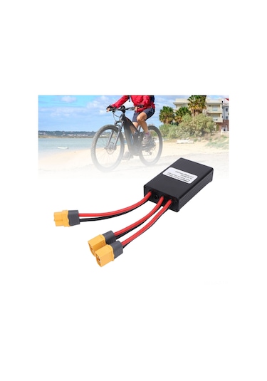 Wezone 20v-80v Elektrikli Bisiklet İki Batarya Paralel Modülü - Xt60 Arayüzlü 40a Li-po Akü Eşitli Dışarı Akım Adaptörü 250w-3000w Motor Uyumlu
