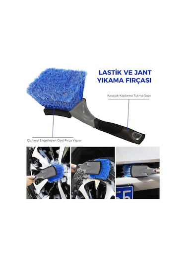 Michelin Mc3509 Oto Lastik Ve Jant Yıkama Fırçası