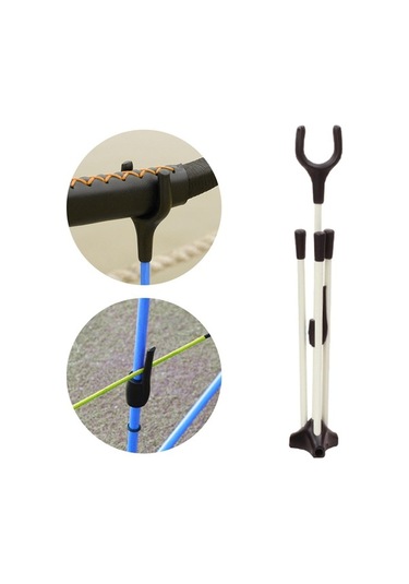 Pazly Suntek Bileşik Yay Standı Katlanabilir Avcılık Rafı Beyaz