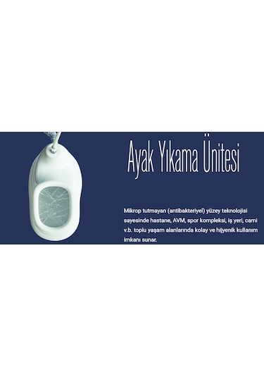 İdevit Abdest Alma Ayak Yıkama Ünitesi Abdestmatik