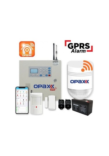 Opax-2646 Gprs Alarm Paneli & Bgr-09 Kablosuz Sirenli Full Set