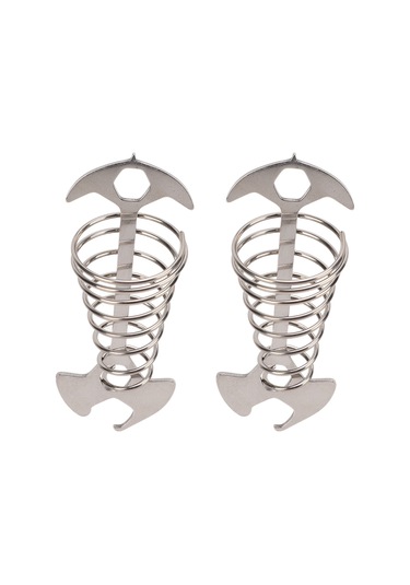 Skycity 2 Adet Çadır Gövde Bağlama Aynası, Çelik Ve Alüminyum, Çadır Sabitleyici, Rope Kanca, Çıkrık Kullanıma Uygun, Çadır Aksesuarı, Gümüş Renk Gümüş