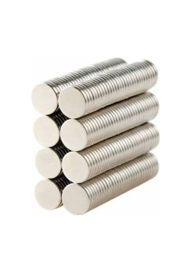 100 Adet Neodyum Mıknatıs Magnet - D5x1mm Yuvarlak Mini Neodyum