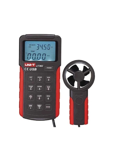 Unit Ut362 Dijital Rüzgar Hızı Ölçer Anemometre