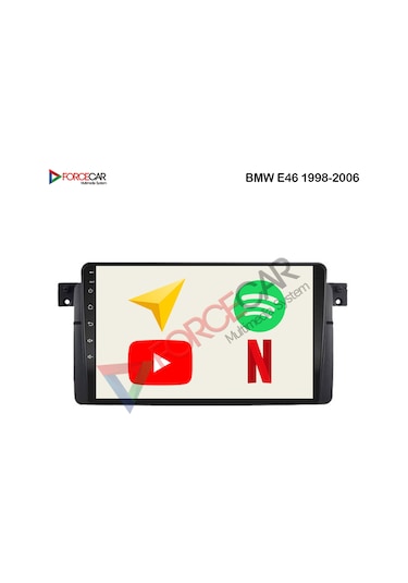 BMW E46  ANDROİD MULTİMEDYA 2_32 KABLOSUZ CARPLAY