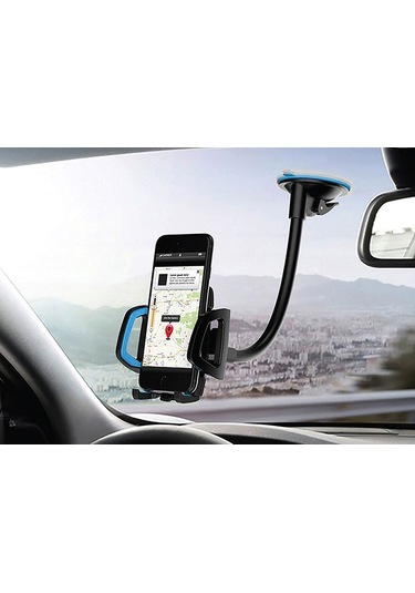 Hytech HY-XH20 Vantuz Braket 360 Derece Telefon Tutucu Siyah - Gri