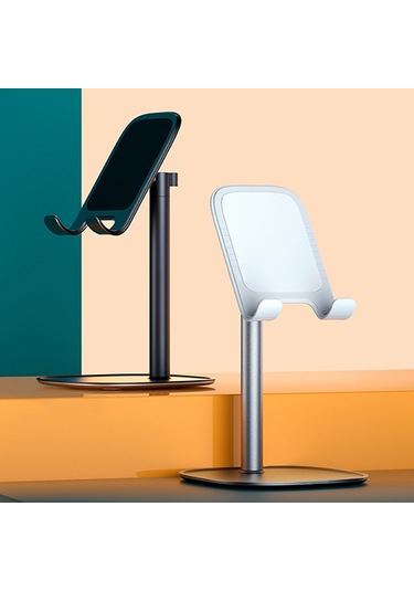 Ally ZM-12 Metal Cep Telefonu ve Tablet Masaüstü Stand Siyah