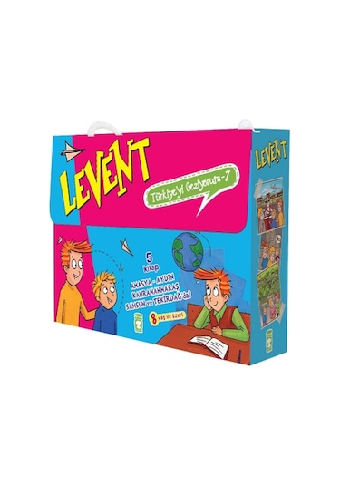 Levent Türkiye'yi Geziyorum 7 Set (5 Kitap)-Mustafa Orakçı-Timaş Çocuk