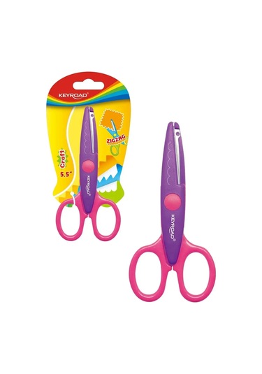 Keyroad Yaratıcılık İçin Şekilli Makas 14cm Pembe 161131911