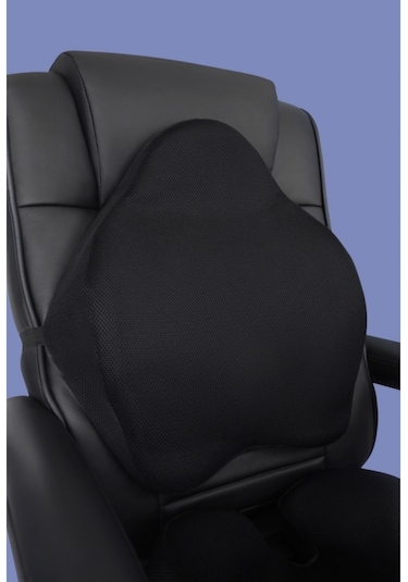 Devix Ortopedik Anatomik Bel Yastığı Sırt Destek Minderi Araba Ofis San