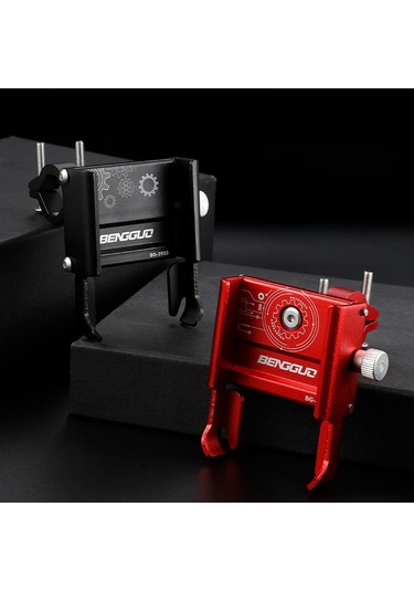 Soulader 360 Derece Dönebilen Universal Telefon Tutucu - Alüminyum Gövde İle Sağlam Ve Pratik Siyah