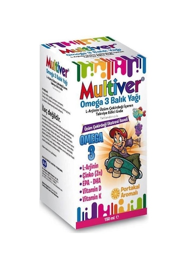 Multiver Omega3 Balık Yağı 150 Ml