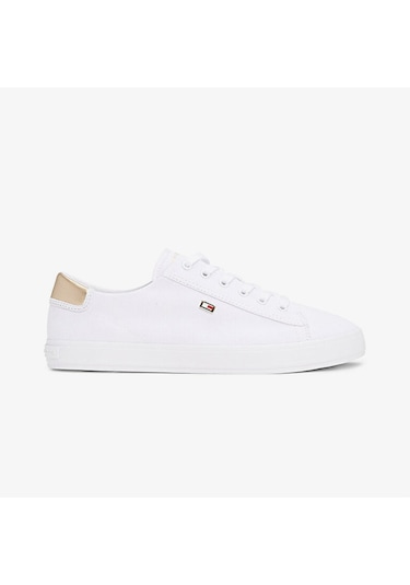 Tommy Hilfiger Vulc Lace Up Kadın Beyaz Sneaker Fw0fw08647 Beyaz