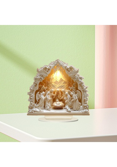 Homyl 2d Düz Akrilik Heykel Koleksiyon Tatil Yılbaşı Doğum Orta