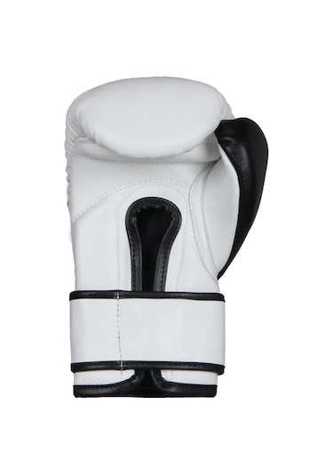 Dosmai Profesyonel Deri Boks Kick Boks Eldiveni Beyaz Siyah El347 Beyaz - Siyah